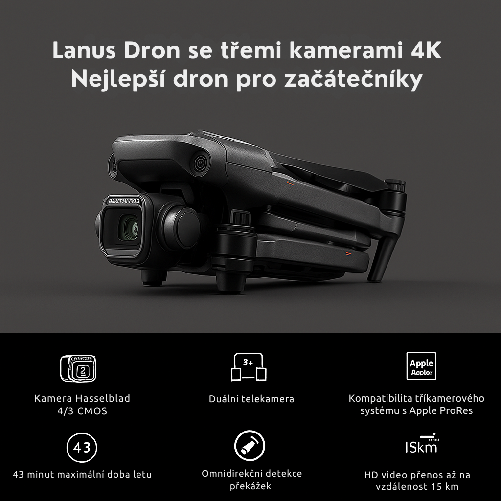 SkyLanus™ – Perfektní 4K dron pro začátečníky i dobrodruhy