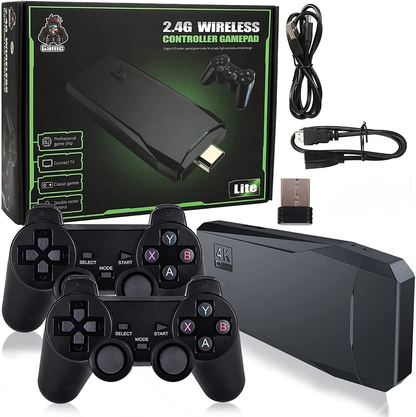 RetroBox 2025 🎮 Přenosná konzole s bezdrátovými ovladači!
