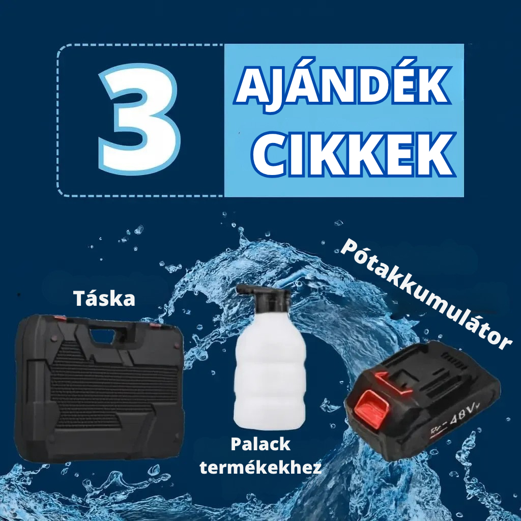 HydroWasher™ bezdrátová – Síla a svoboda v čištění